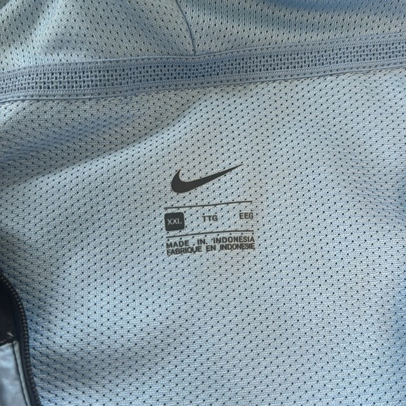 Nike Blue and Black Windbreaker Jacket XXL - Picture 3 of 4